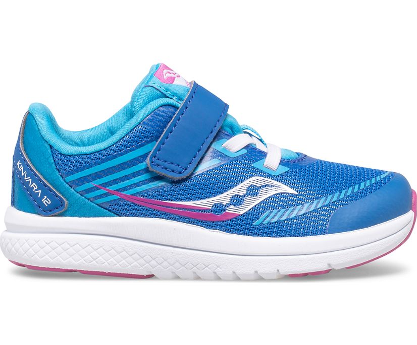 Kids' Saucony Kinvara 12 Jr. Sneakers Blue / Pink | Singapore 890YXFU